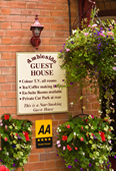 Awards and flowers at our b&b
